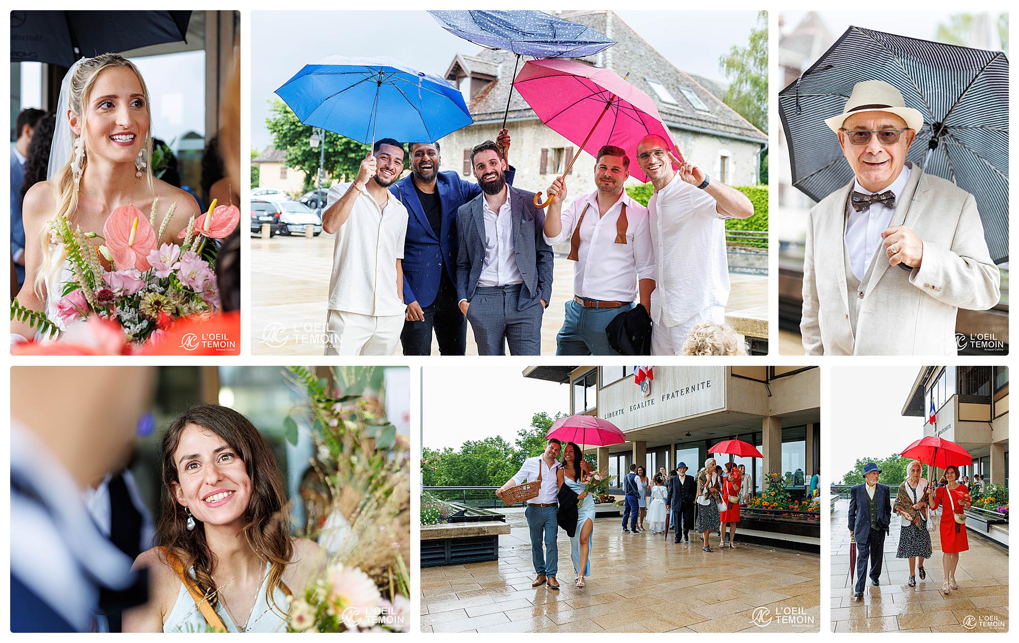 Photographe mariage Annecy-le-Vieux - sortie mairie