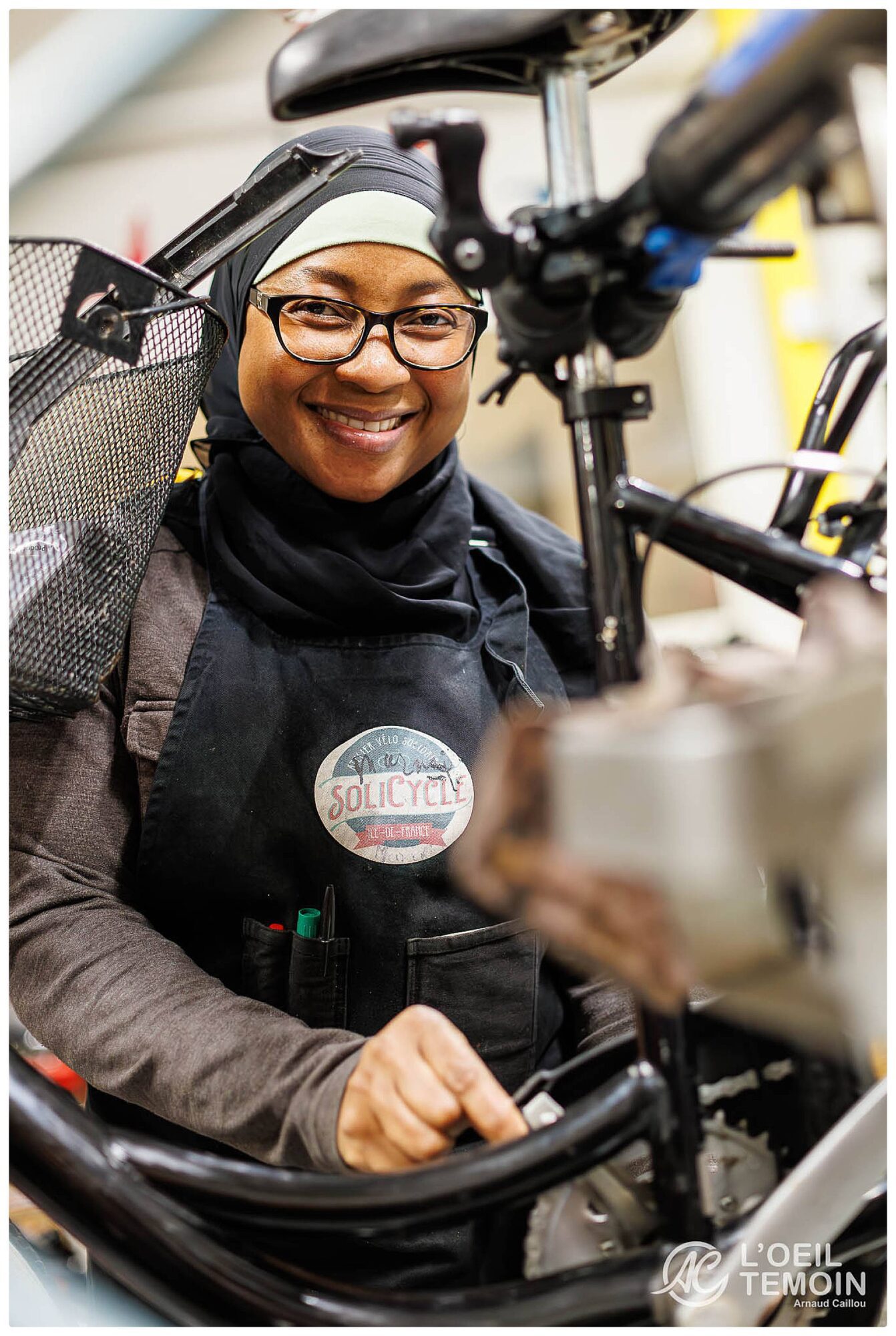 Photographe ESS Annecy - Portraits de l'IAE (Insertion par l’activité economique) Solicycle